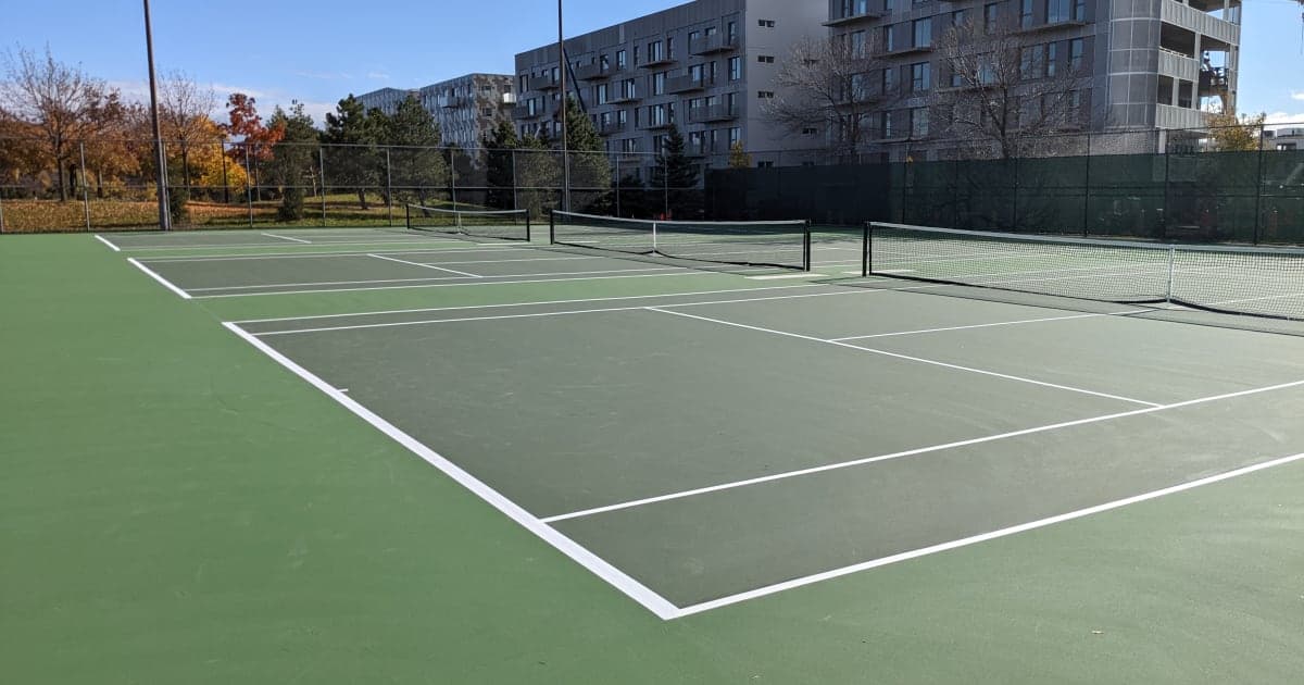 Terrain de tennis du parc Jean-Duceppe - terrain de Tennis à Rosemont-La Petite-Patrie, photo du lieu