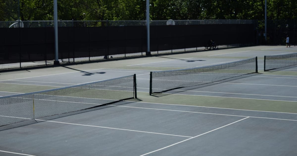 Terrains de tennis et de pickleball du parc Martin-Luther-King - terrain de Tennis à Côte-des-Neiges-Notre-Dame-de-Grâce, photo du lieu