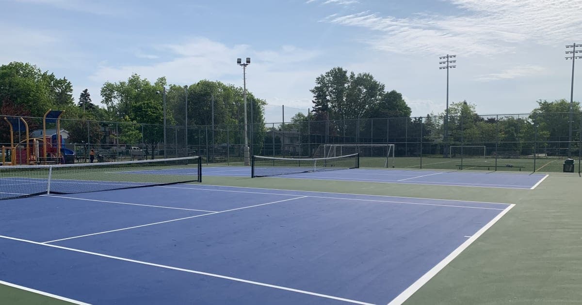 Terrain de tennis du parc Goncourt - terrain de Tennis à Anjou, photo du lieu