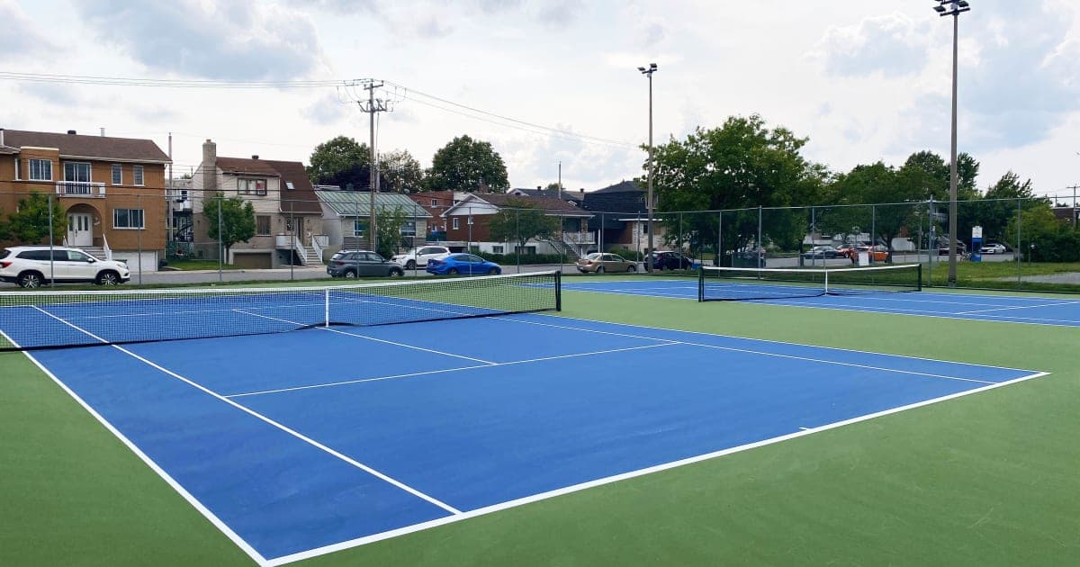 Terrains de tennis du parc Roger-Rousseau - terrain de Tennis à Anjou, photo du lieu